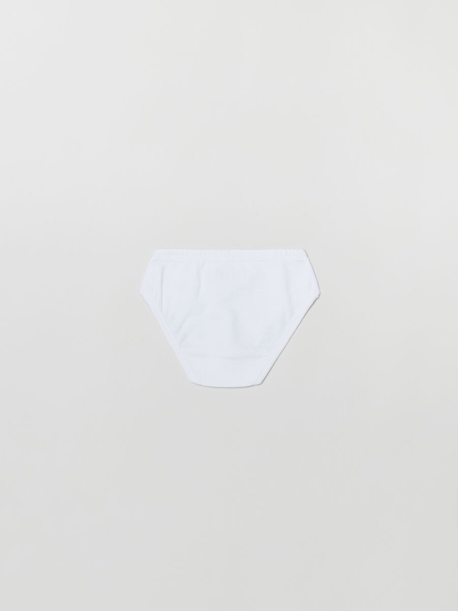 Tripack slip in cotone con fiocchetto _1