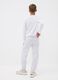Pantaloni jogger grigi in puro cotone_2