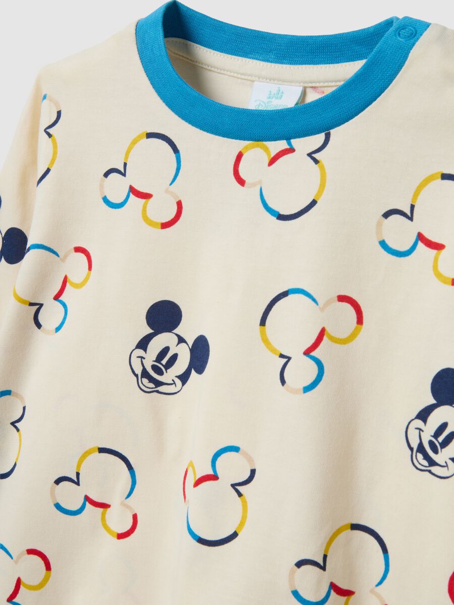 Multicolour newborn pyjamas in pure cotton regular fit with prints_3