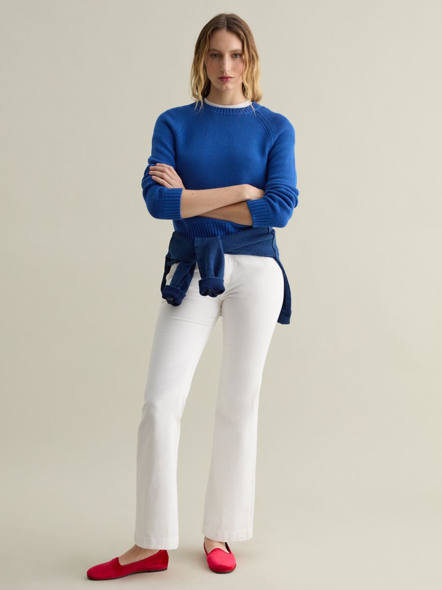 Cotton pullover with raglan sleeves_1