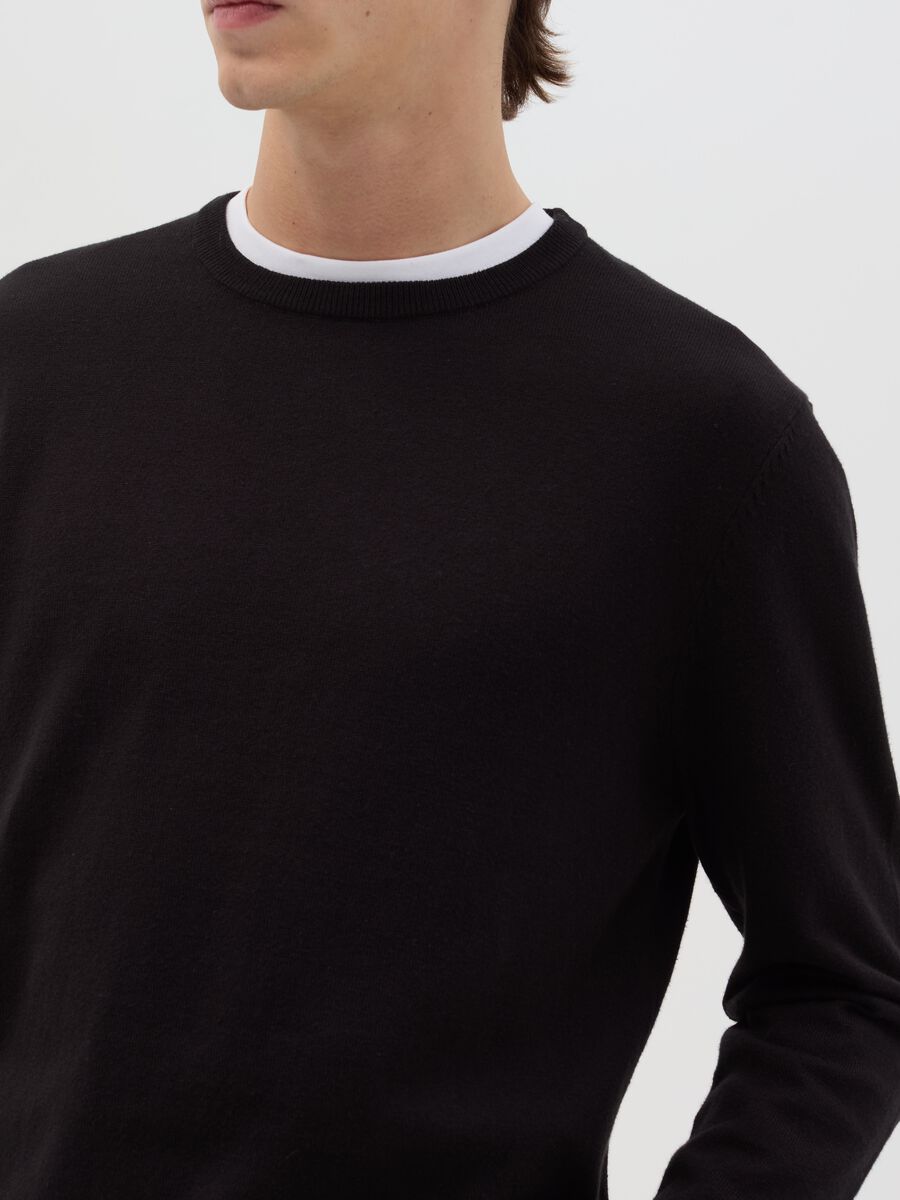 Round neck pullover_2