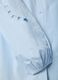 Light blue pure cotton shirt regular fit with embroidery_6