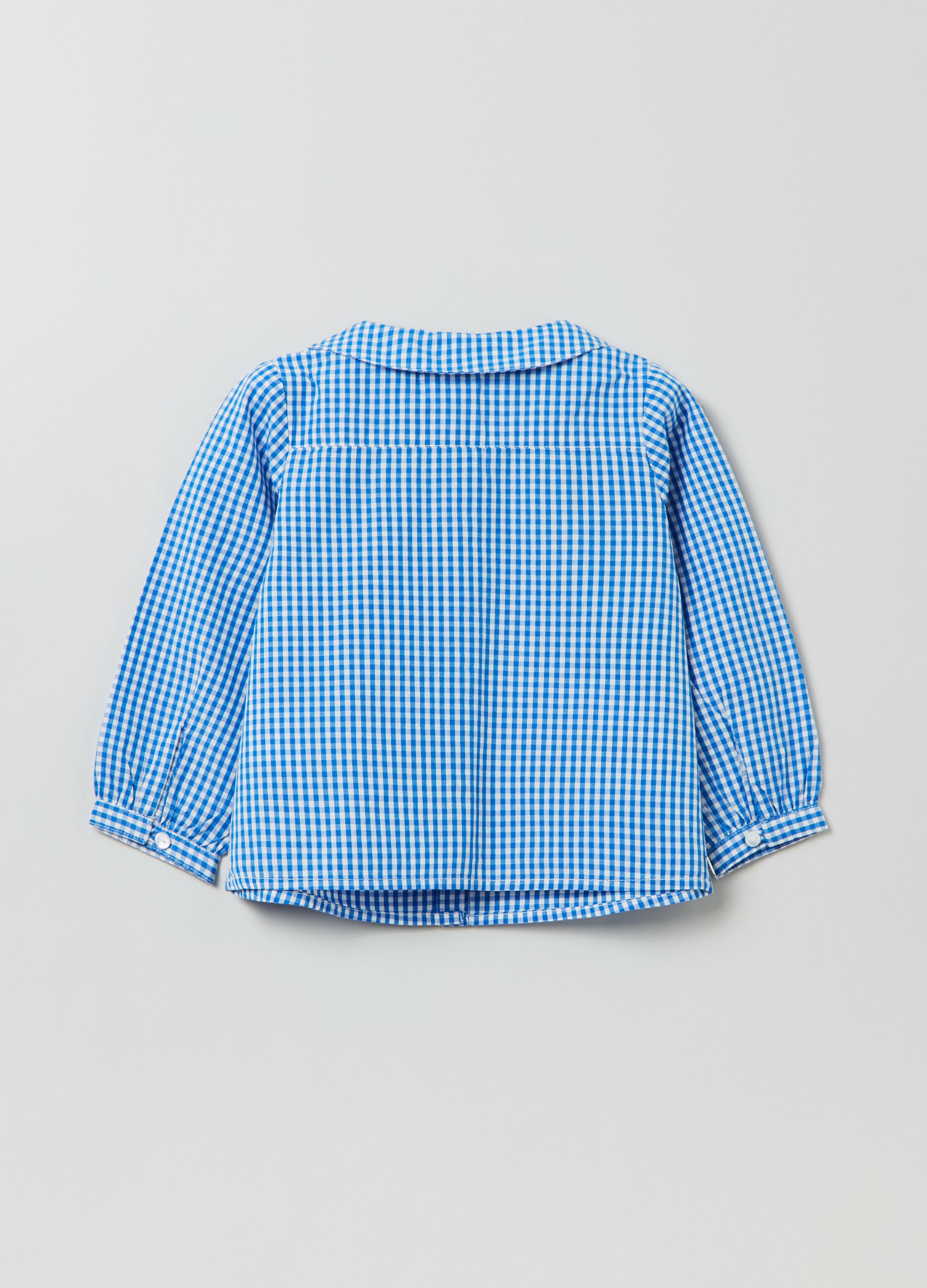 Camicia in popeline vichy 