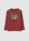 Kids' pure cotton red t-shirt_0
