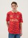 T-shirt Spagna rossa a maniche corte da bambino oversize fit_0