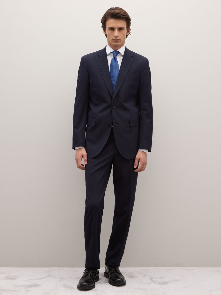 Pure Silk Blue Tie_0