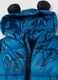 Children's blue mixed regular fit jacket with hood_2