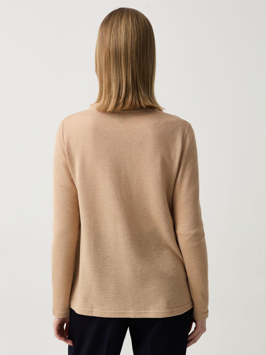 Open mélange cardigan_2