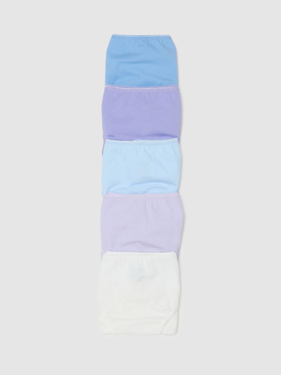 Girls' Multicolour Pure Cotton Brief Set_2