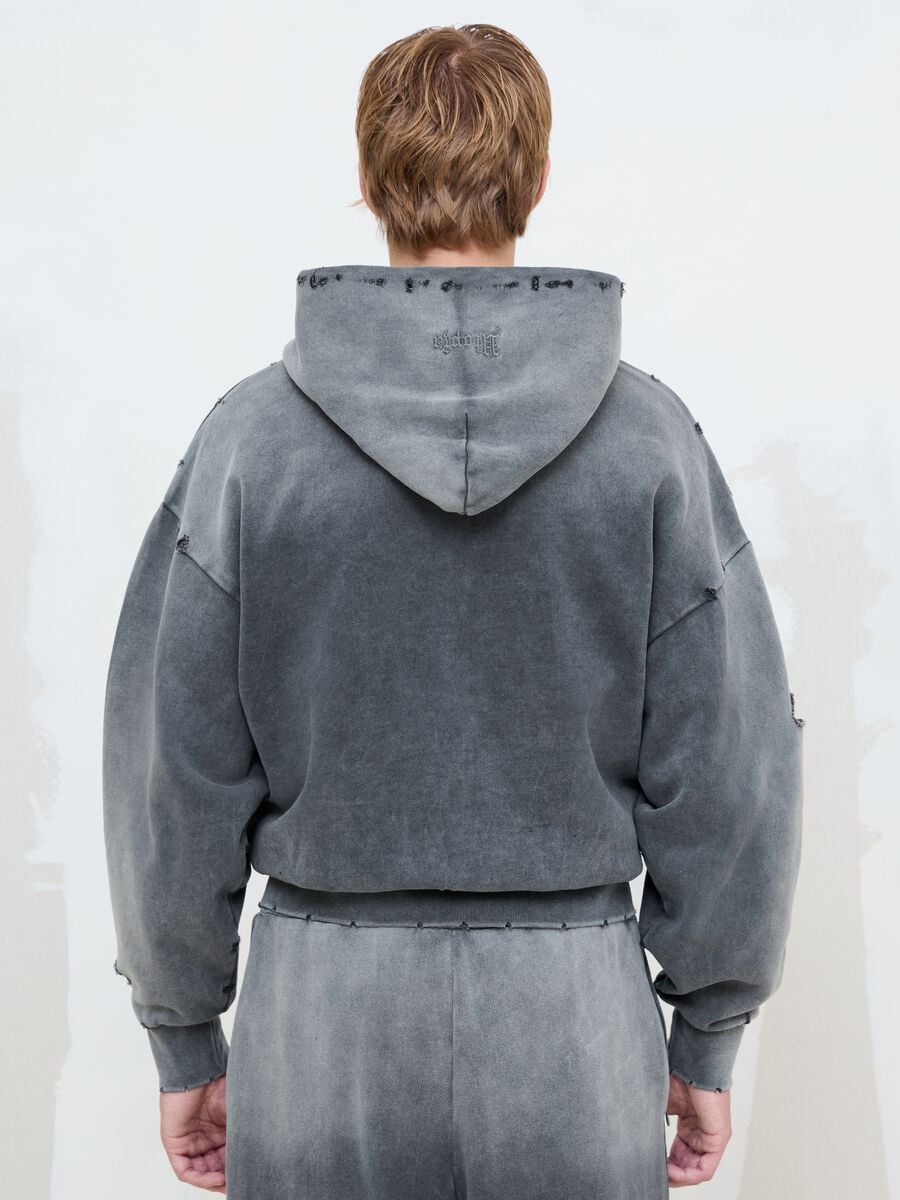 Full-zip Hoodie Sunfaded Grey_4