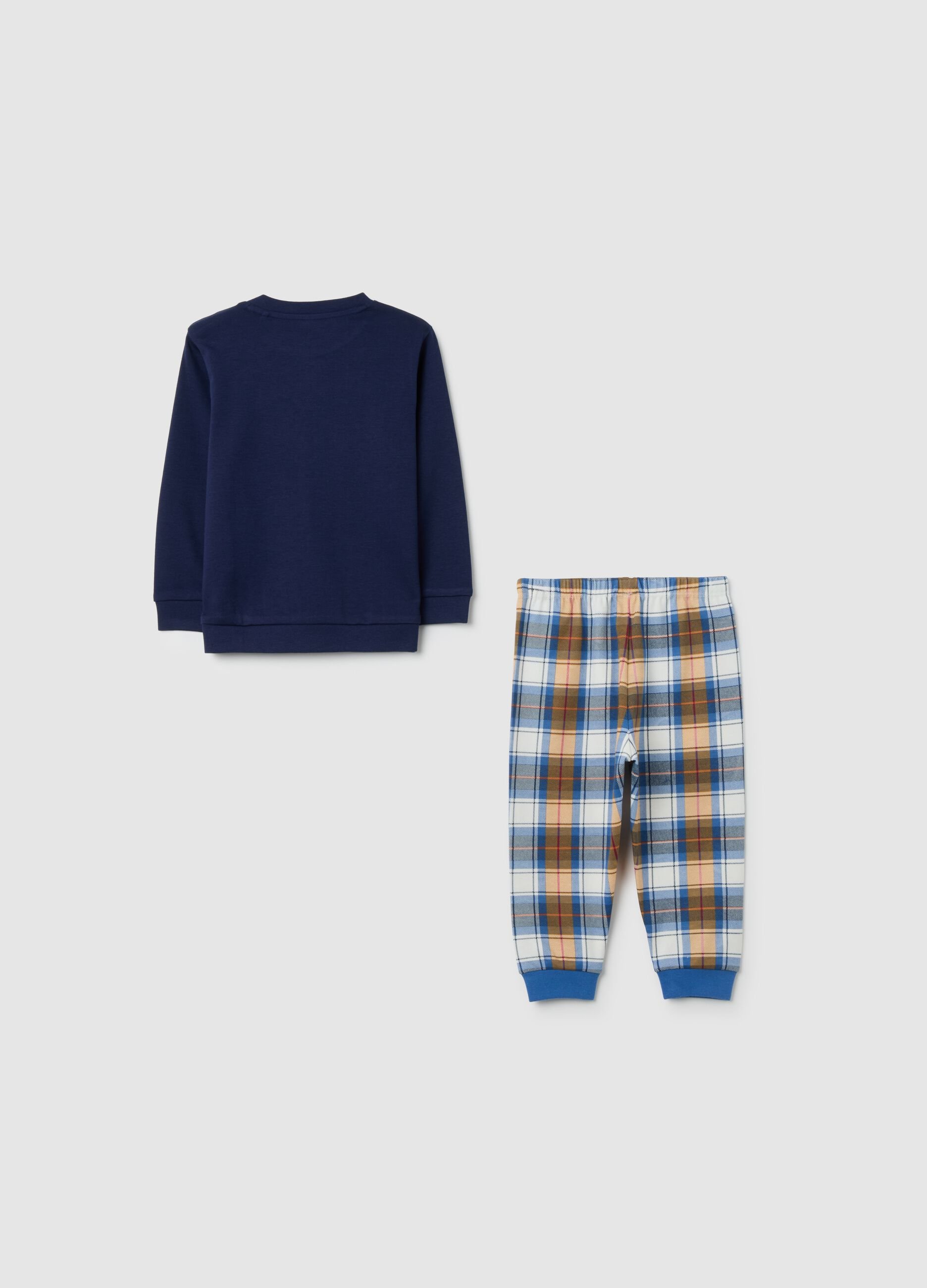 Pigiama da neonato in puro cotone multicolor regular fit