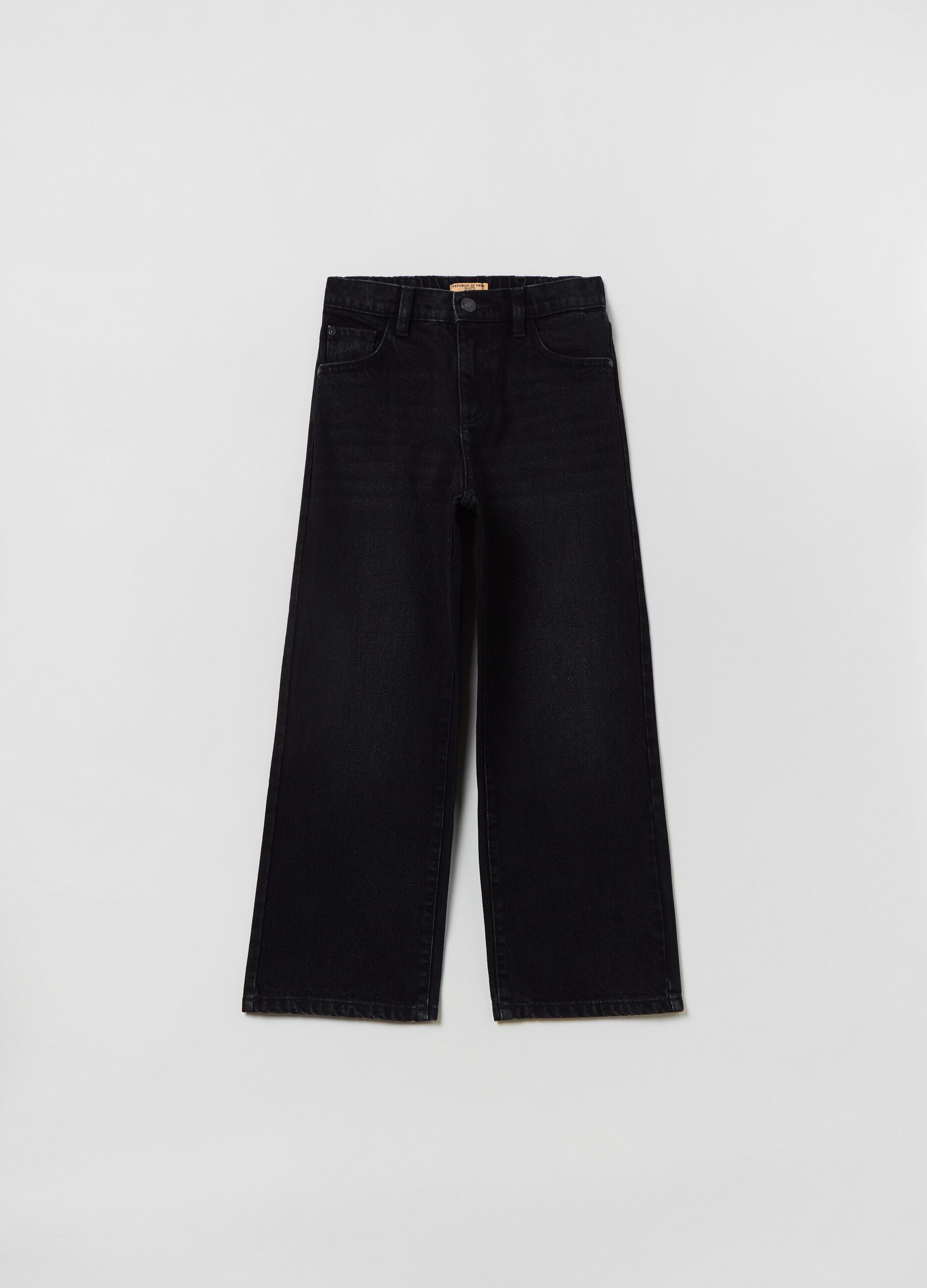 Jeans culotte cinque tasche_0