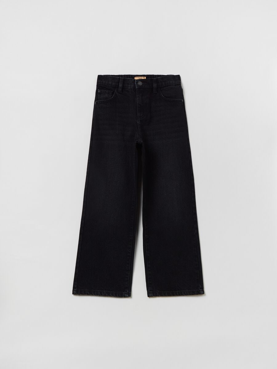 Jeans culotte cinque tasche_0