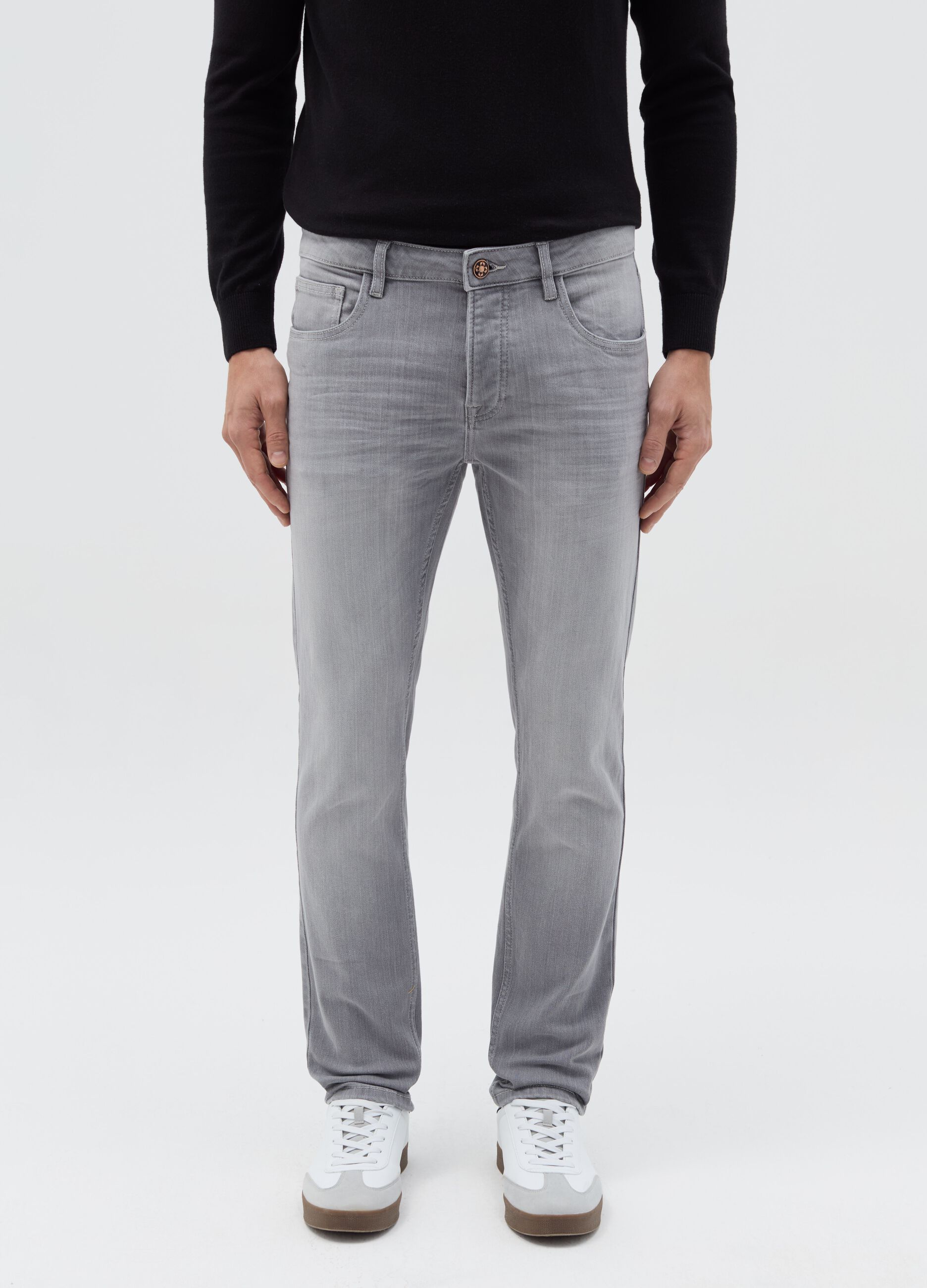 Skinny-fit jeans with five pockets