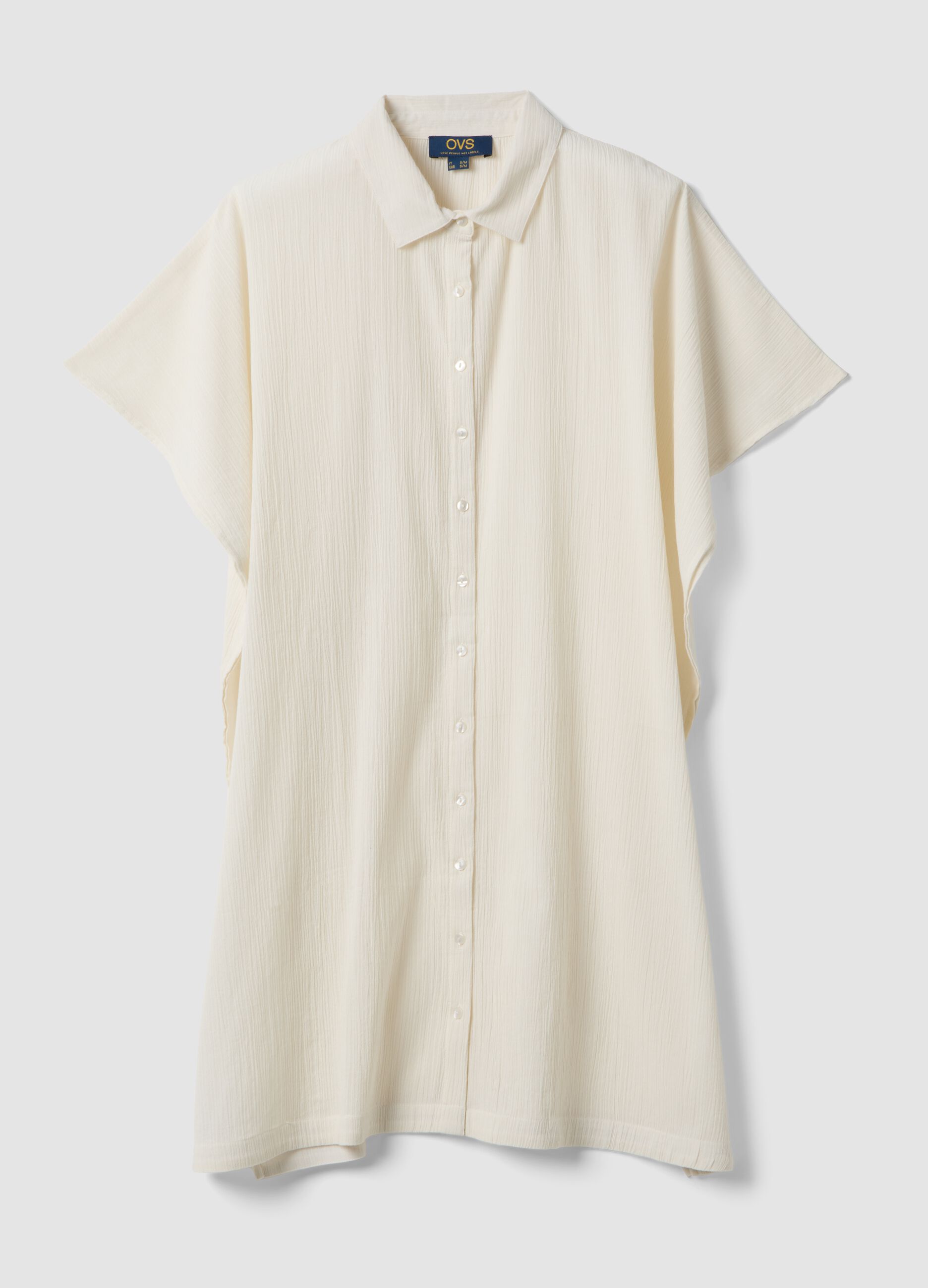 White pure cotton kaftan