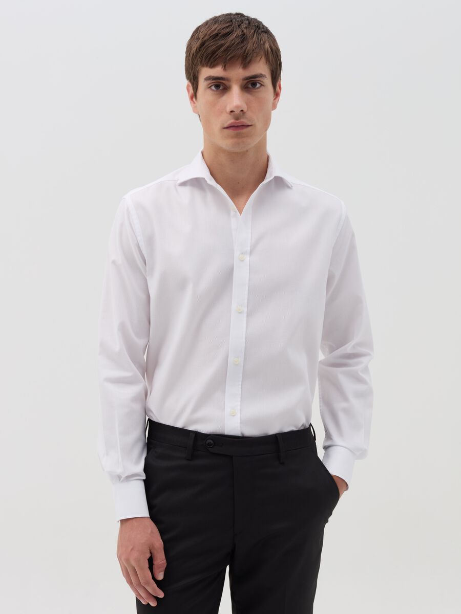 Regular-fit easy-iron shirt_0