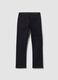 Jeans denim neri in cotone elasticizzato regular fit per ragazzo_2