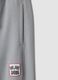 Pantaloni jogger grigi in puro cotone con fondo elastico_3