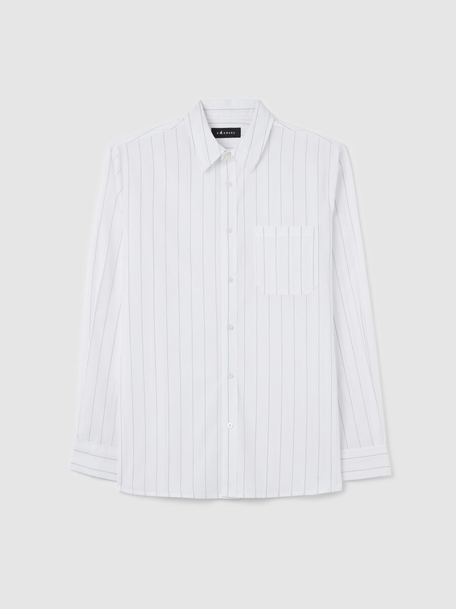Pinstriped shirt with pocket_4