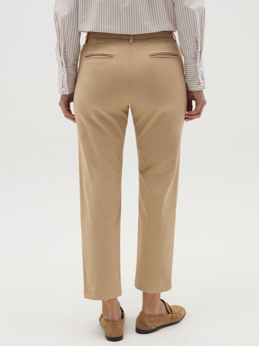 Curvy stretch cotton chino trousers_2
