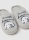 Grey embroidered women's slippers_1