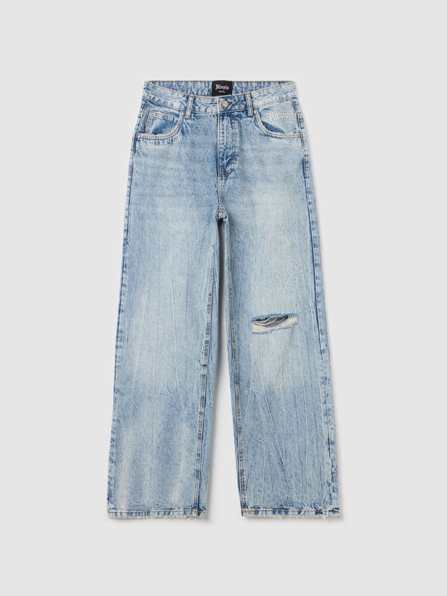 Baggy Denim Washed Light Blue_6