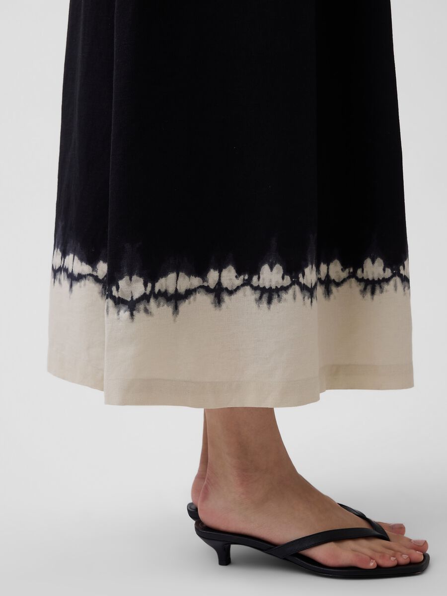Linen-blend midi dress_4