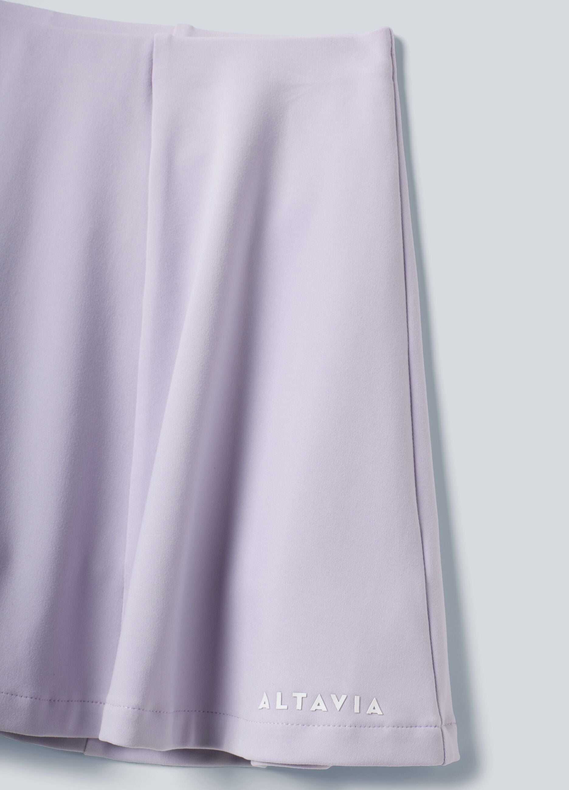 ALTAVIA COURT purple sports skirt in stretch technical fabric