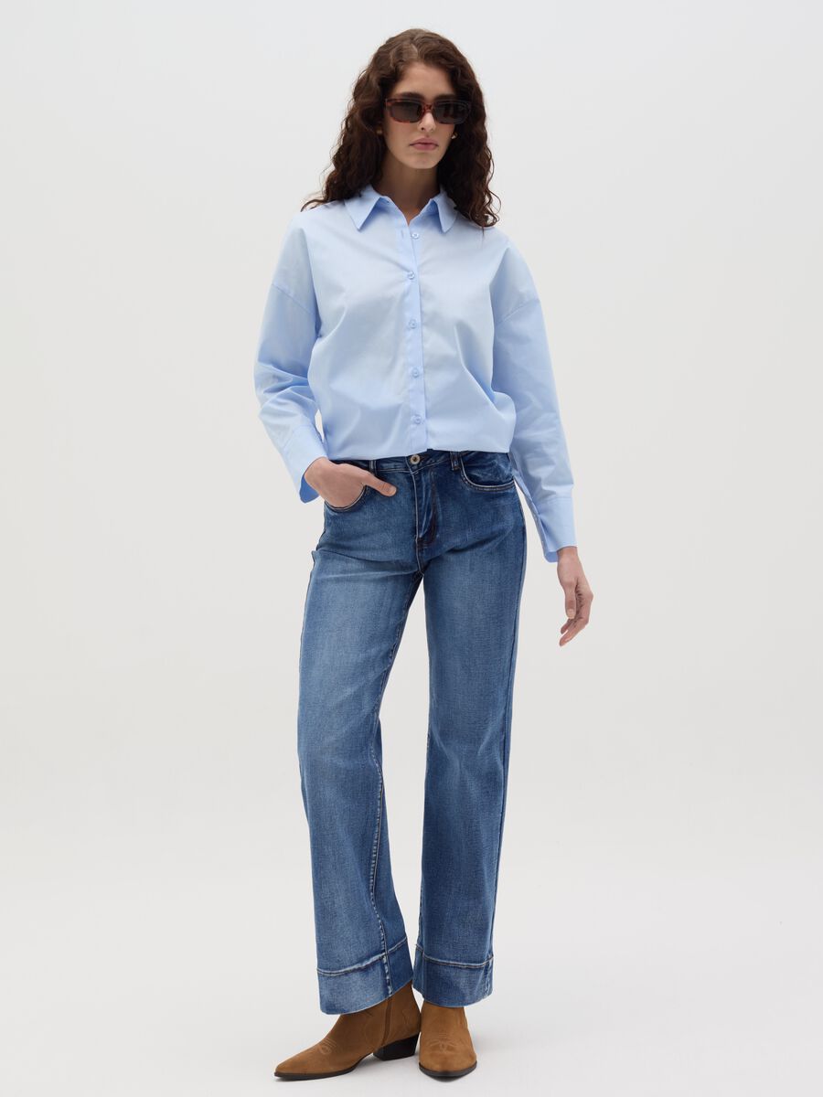 Stretch cotton shirt_1