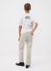 White pure cotton boys&rsquo; trousers with gradient print_2