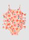 Baby girls&rsquo; multicolour floral one-piece swimsuit in stretch fabric_0