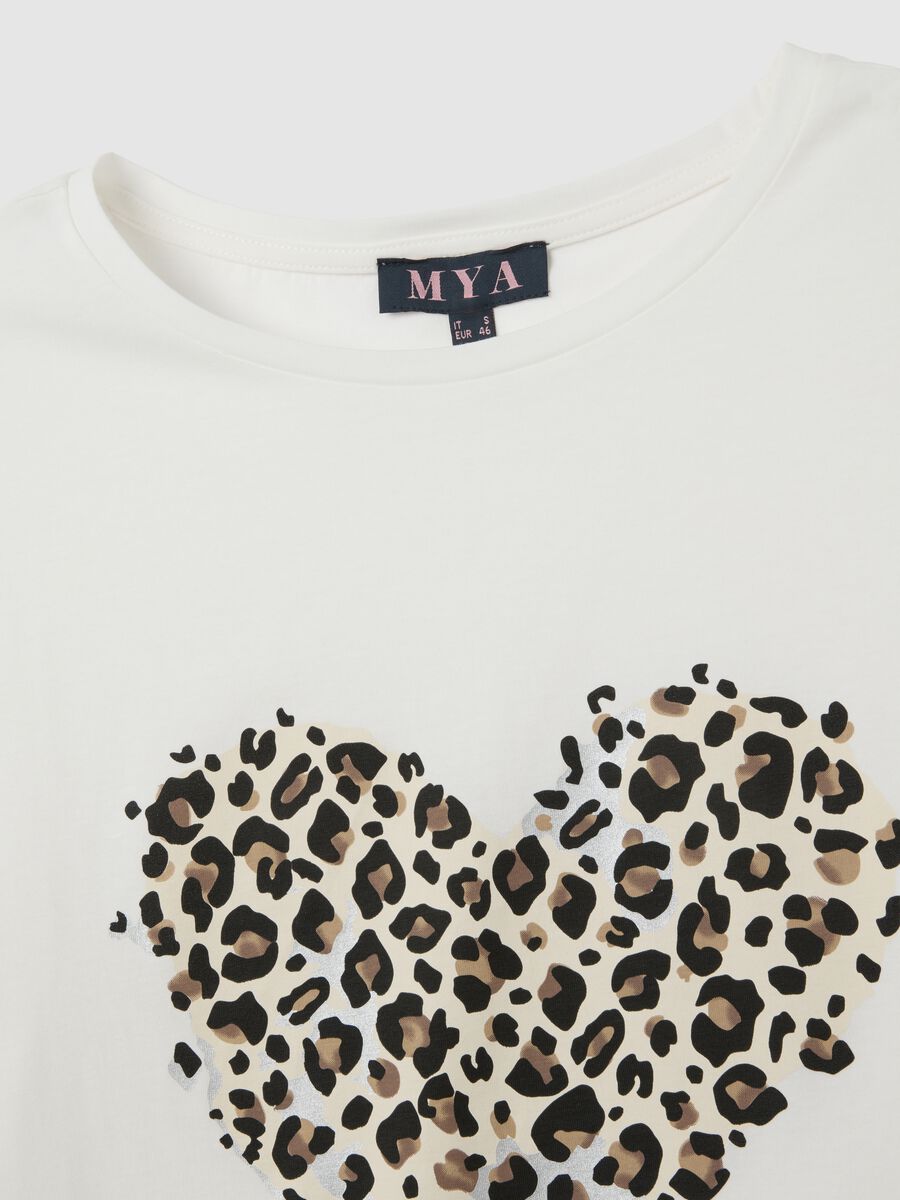 Women's White Pure Cotton T-shirt_5