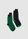 Pack of short multicolour cotton-elastane socks_0