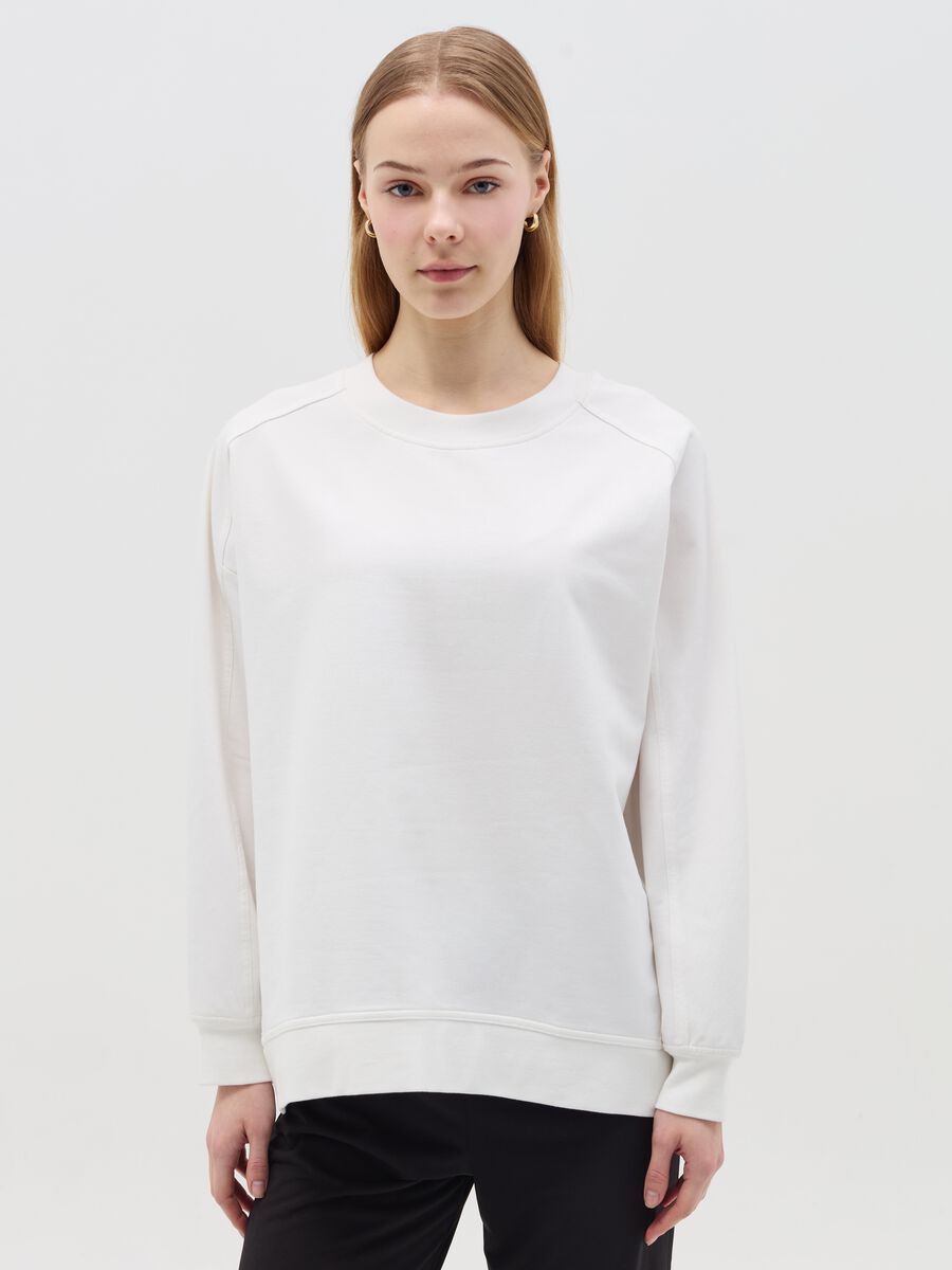 Solid colour maternity sweatshirt_1