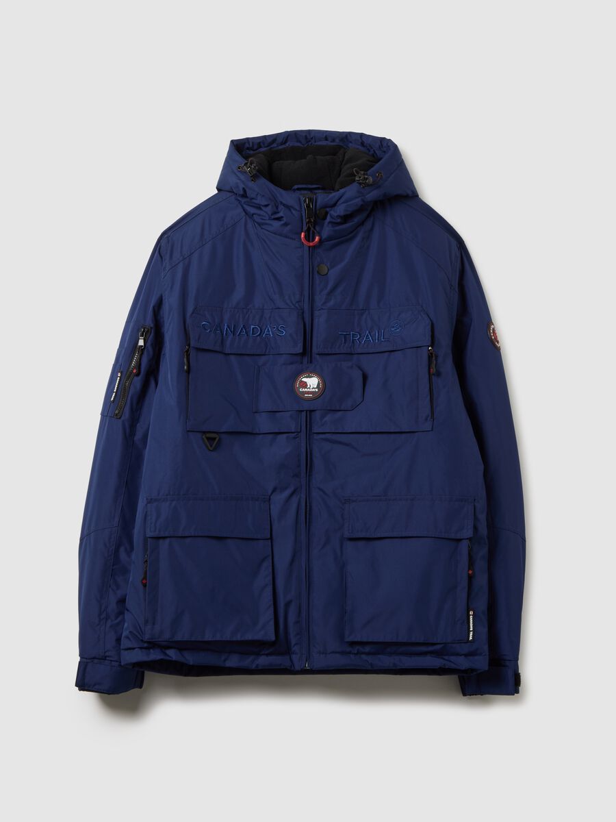 Heavy Blue Hooded Jacket_4