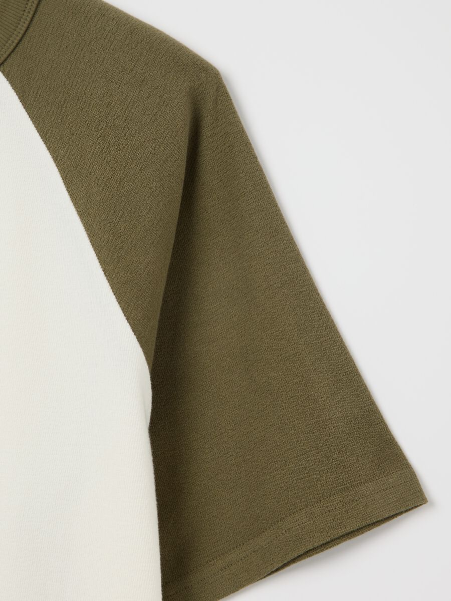 T-shirt in two-tone cotton_5