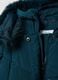 Long Blue Hooded Down Jacket_5