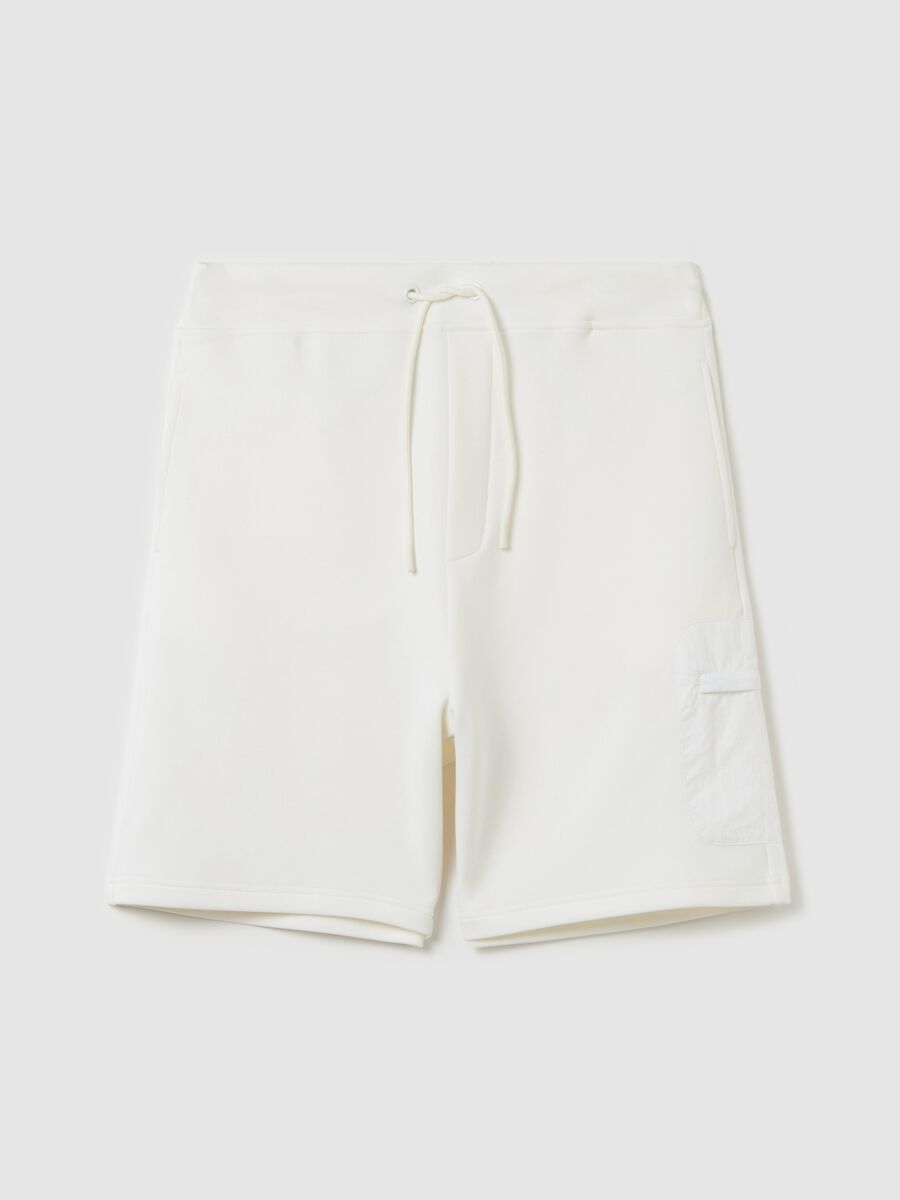 Bermuda joggers in technical fabric_4