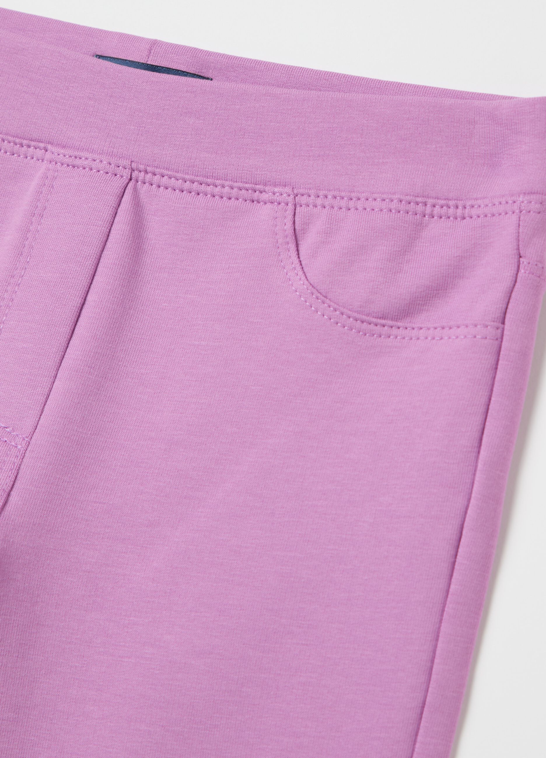 Stretch cotton treggings