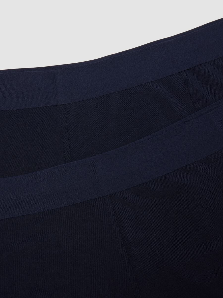 Bipack di boxer blu in modal elasticizzato_1