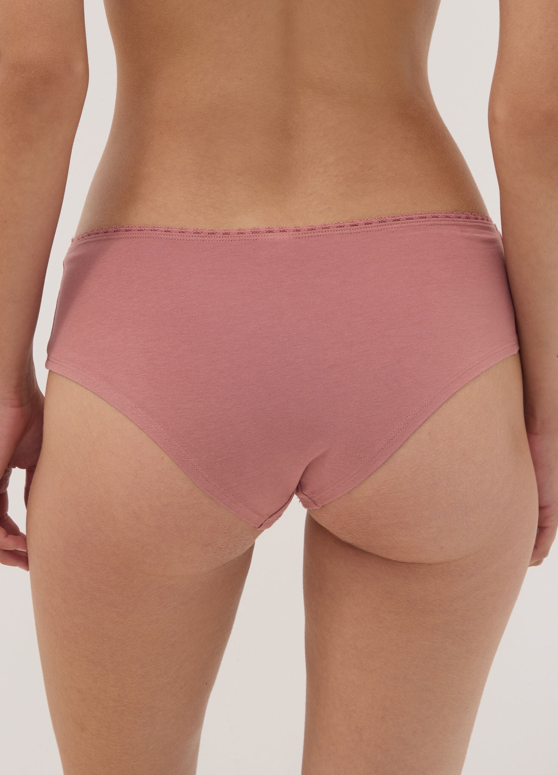 3-pack of multicolour briefs in stretch organic cotton