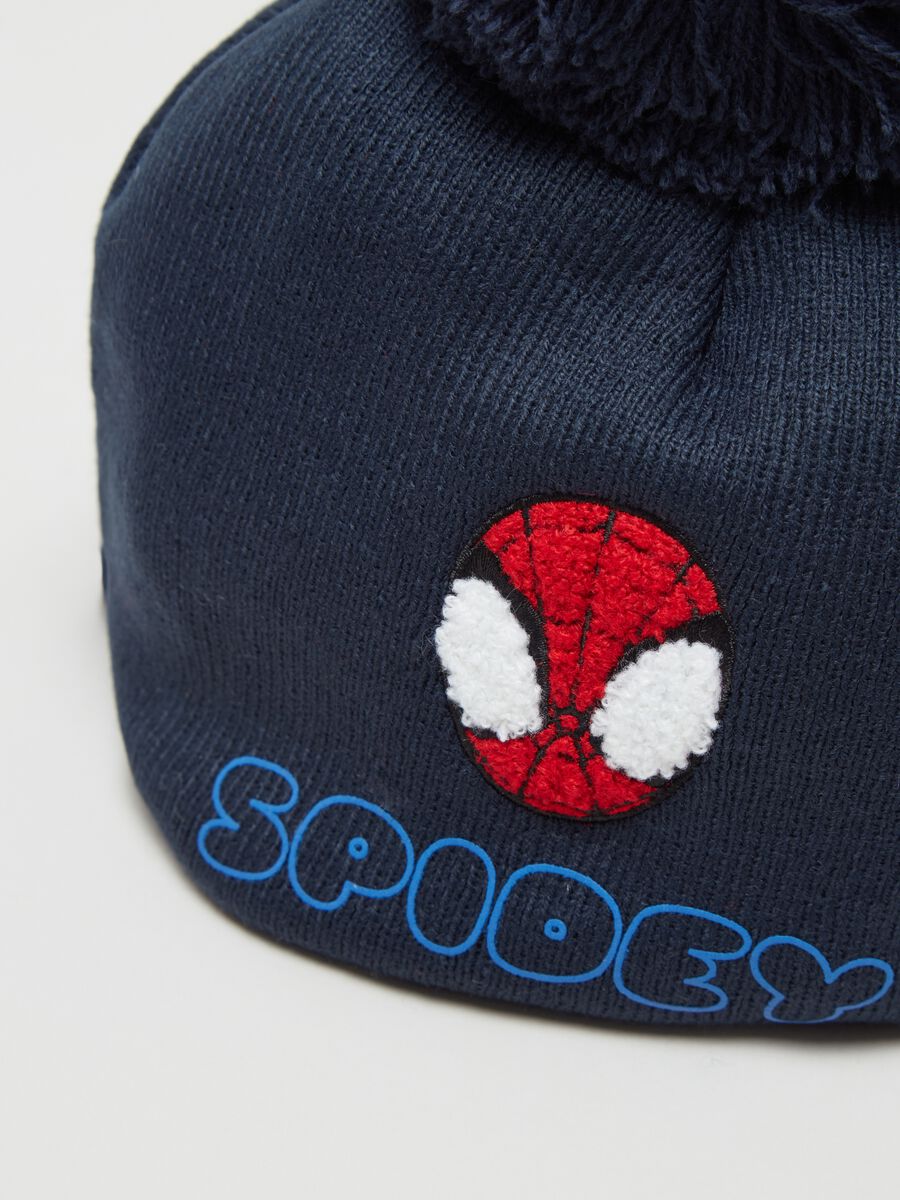 Berretto con pon pon e paraorecchie Spidey_2