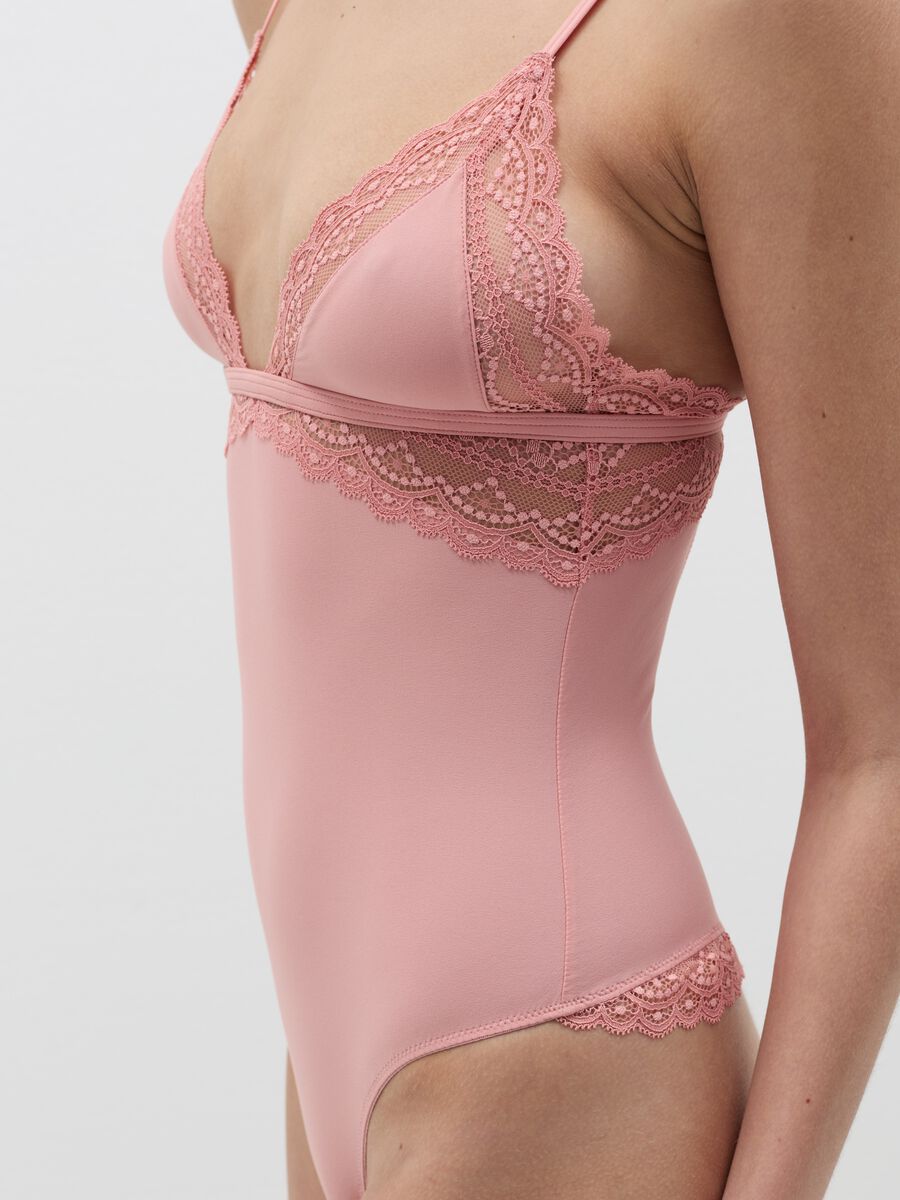 Microfibre bodysuit with lace_1