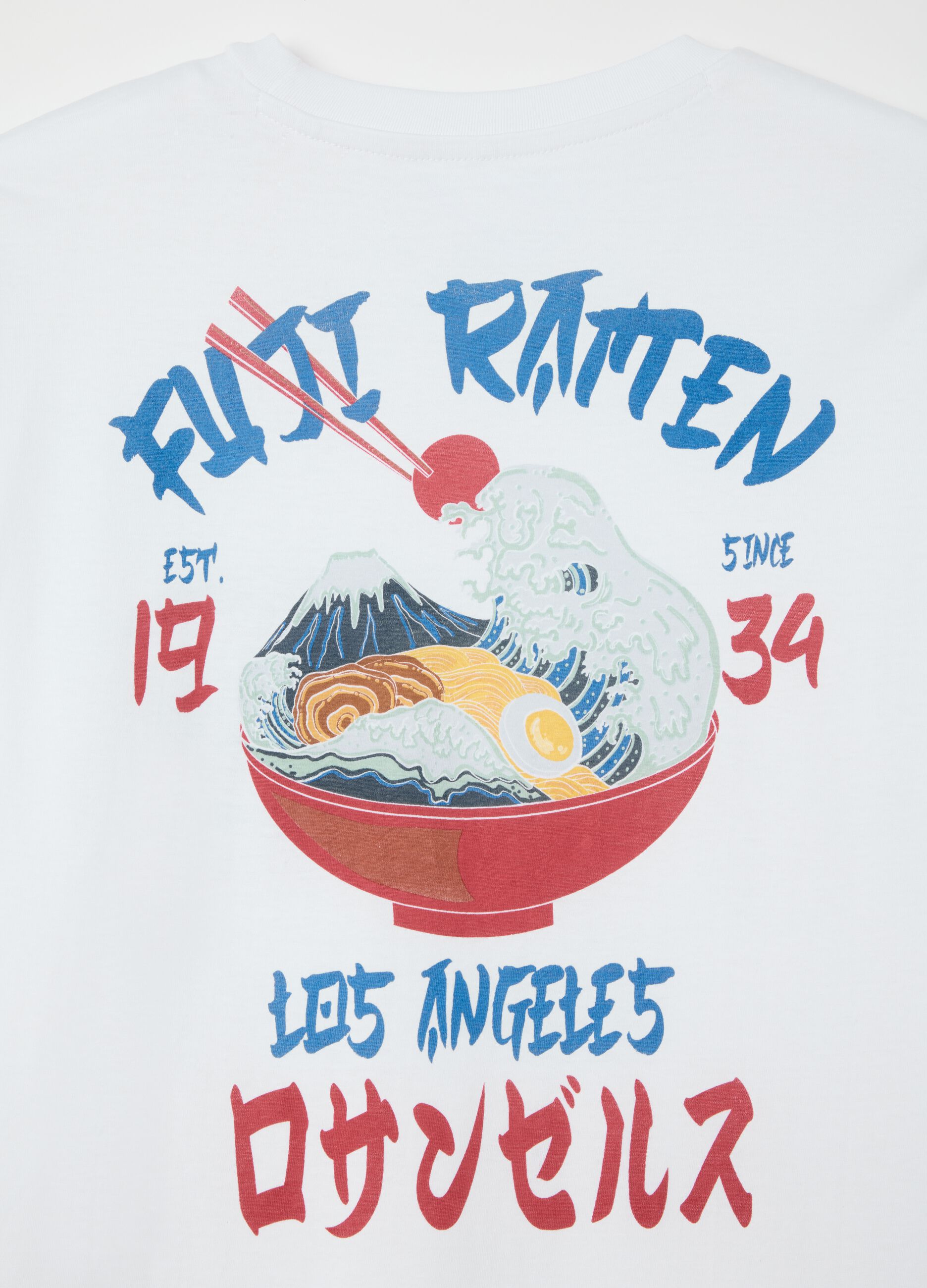 OVS White Short Sleeve Graphic T-shirt