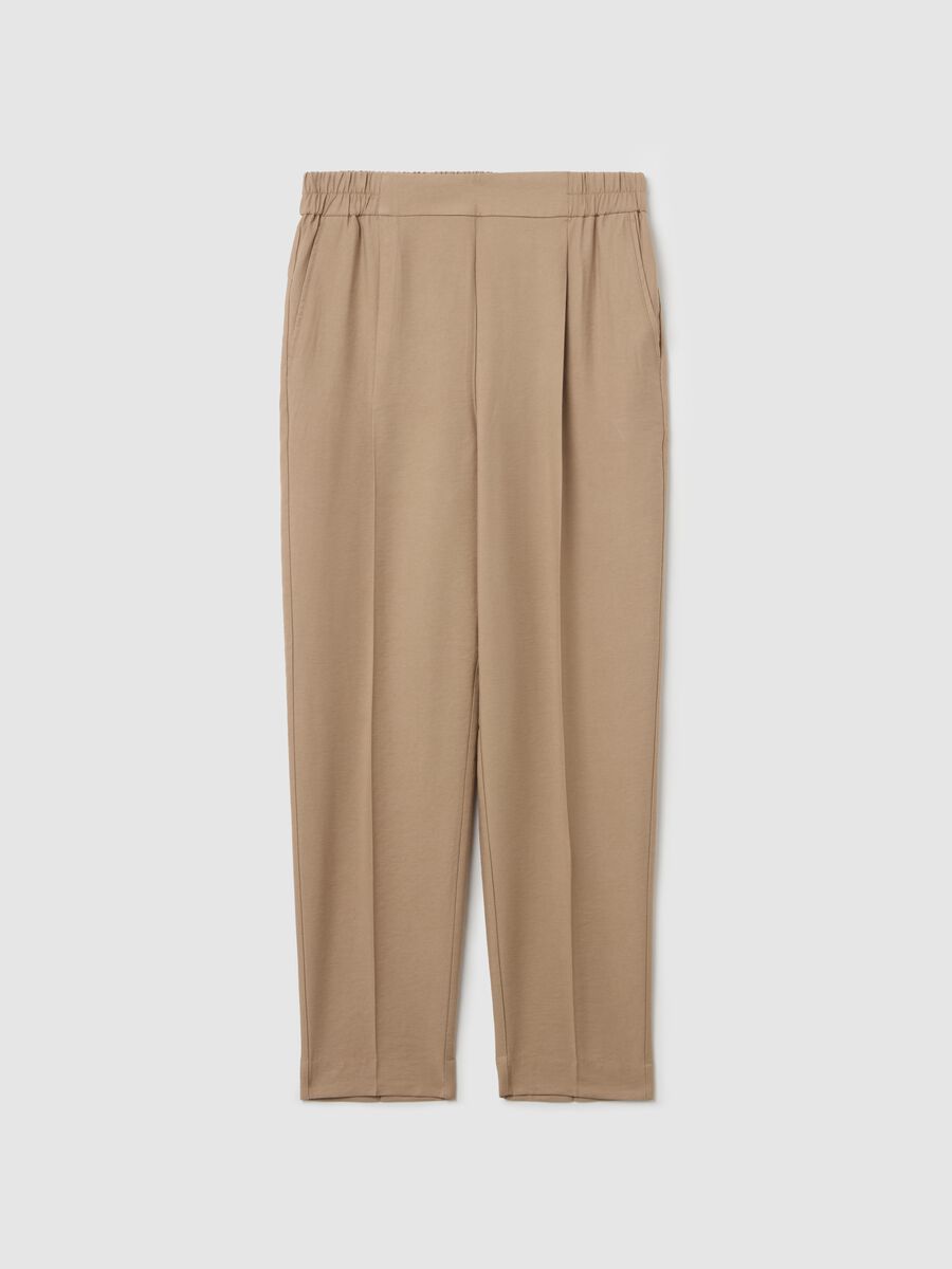 Chino trousers with elasticated waist_4