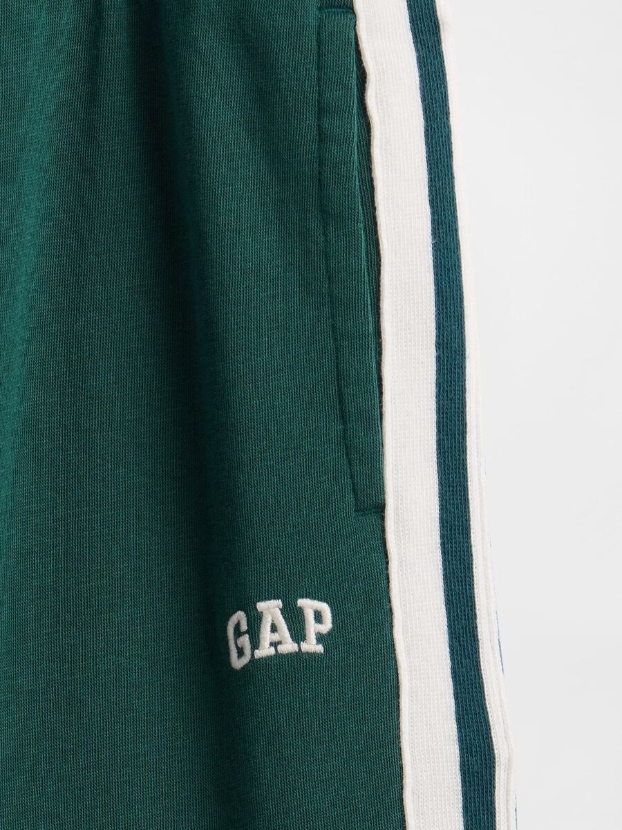 Pantaloni verdi in maglia per bambino_4