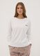 Maglia pigiama bianca in puro cotone con stampa Peanuts_1