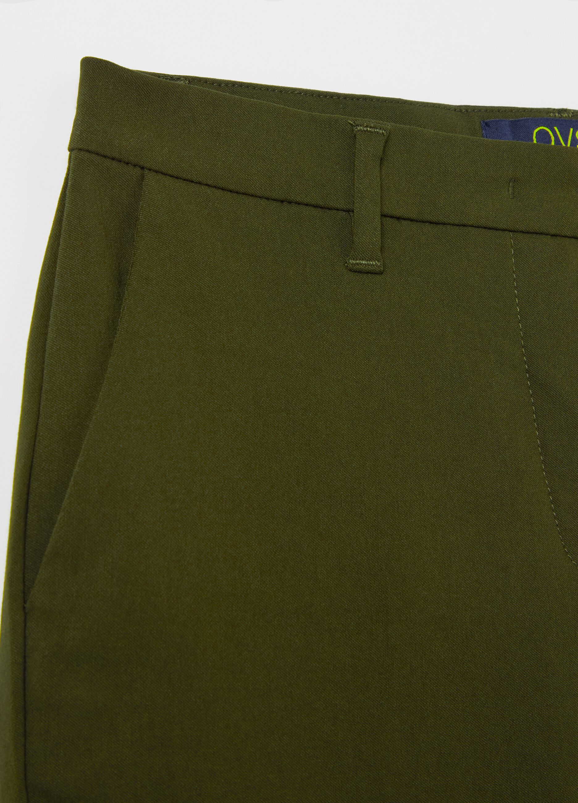 Pantalone chino slim fit ankle