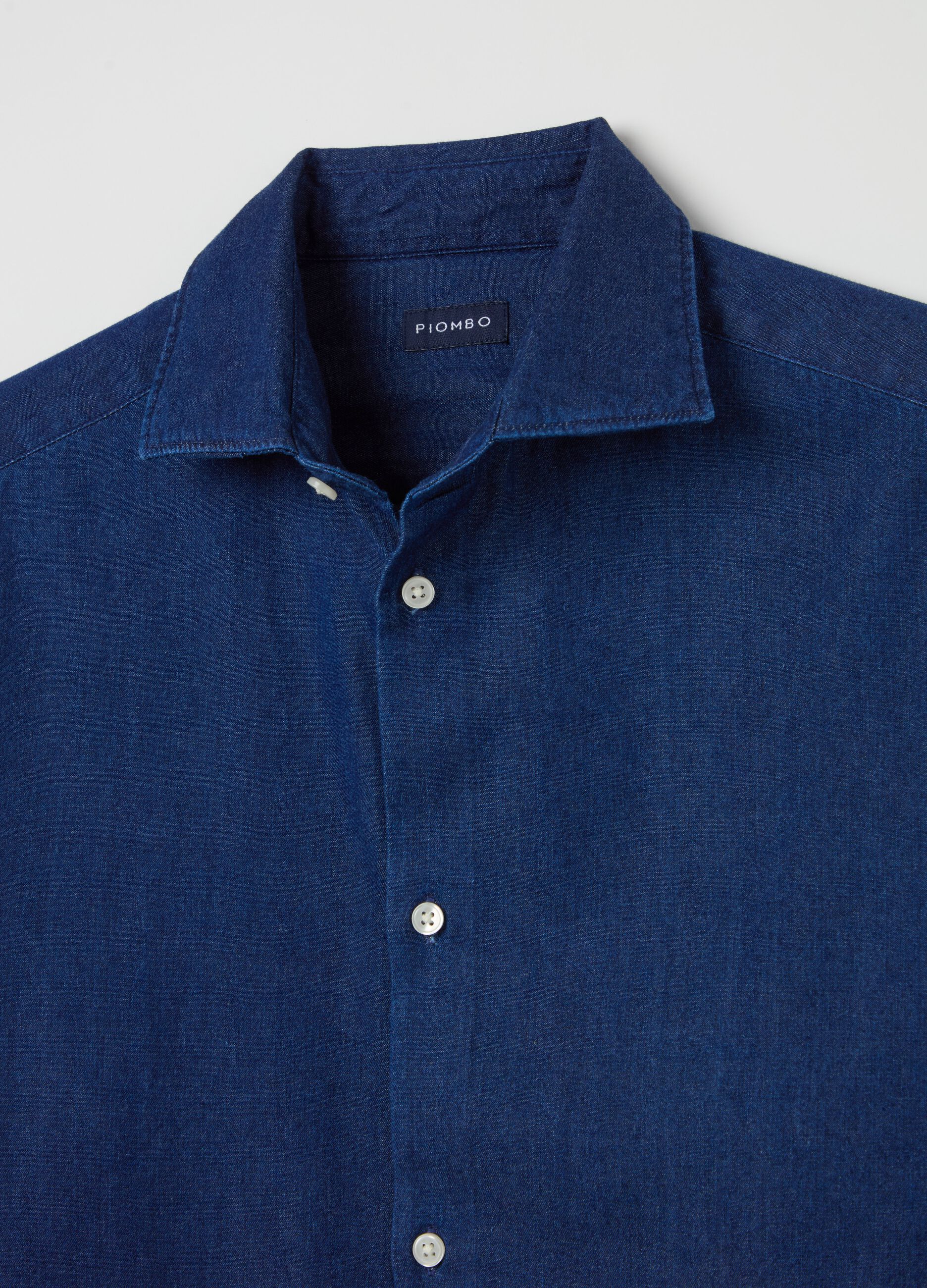 Camicia regular fit in denim