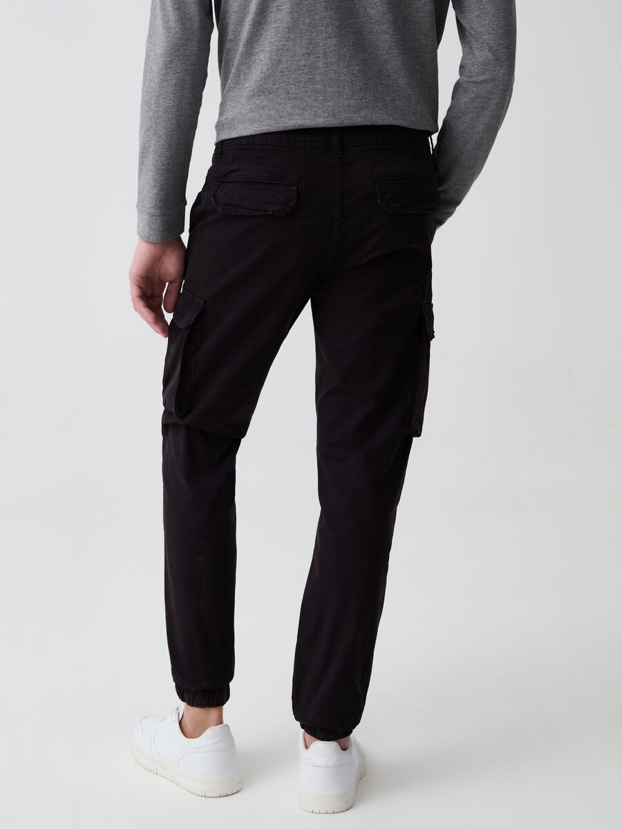 Pantalone cargo slim fit cuff hem_2